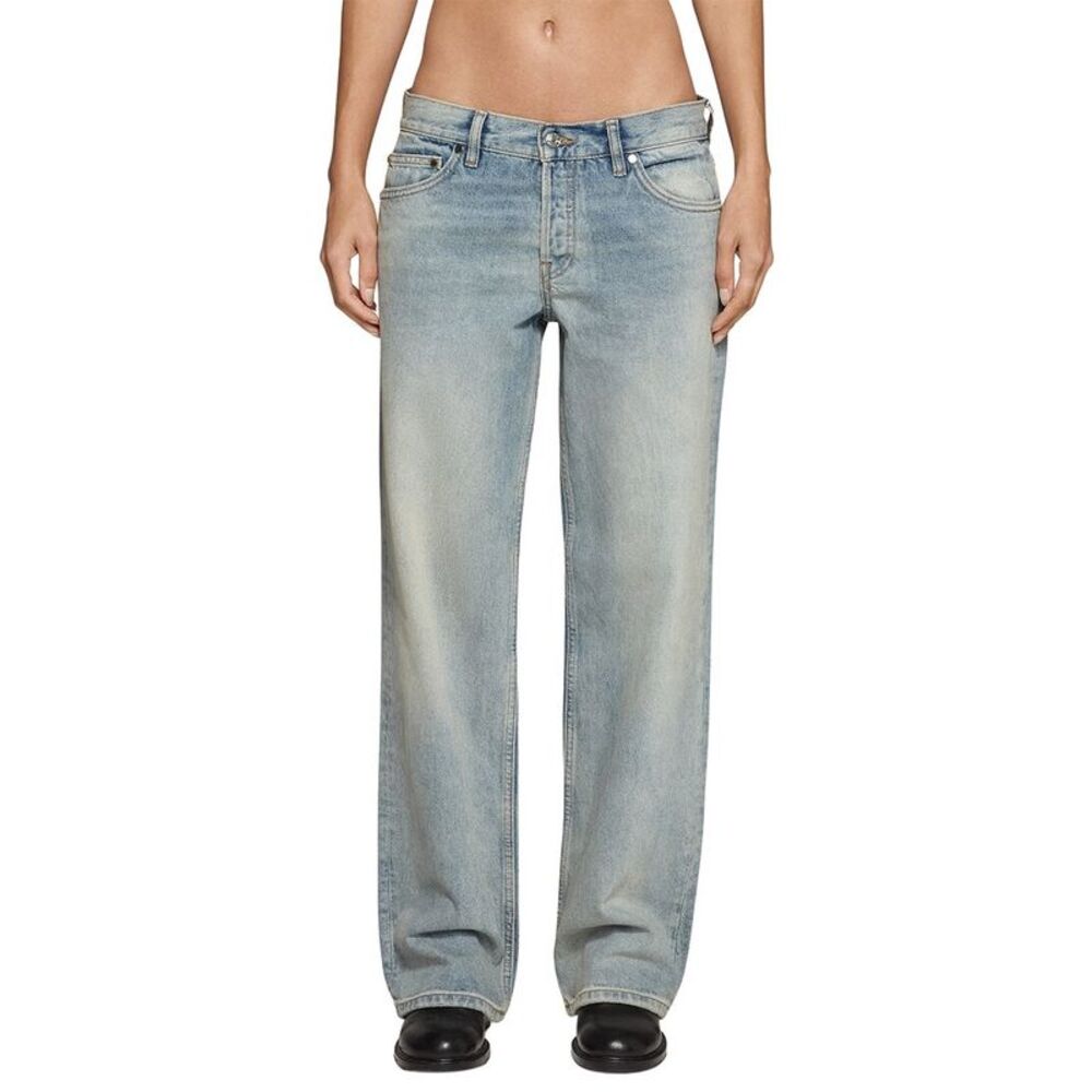 Eb Denim Womens  Low Rise Baggy Jean